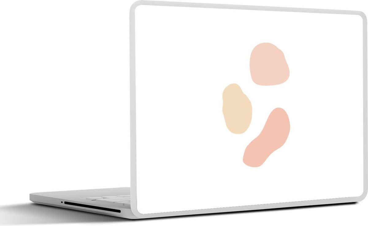 Laptop sticker - 10.1 inch - Abstracte kleurrijke vlekken illustratie
