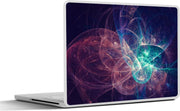 Laptop sticker - 10.1 inch - Abstract lichteffect van een heelal kleurige illustratie