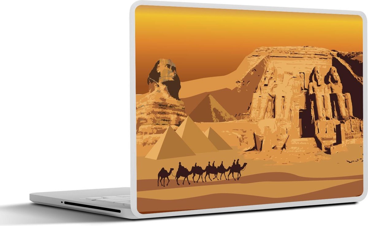 Laptop sticker - 10.1 inch - Aboe Simbel