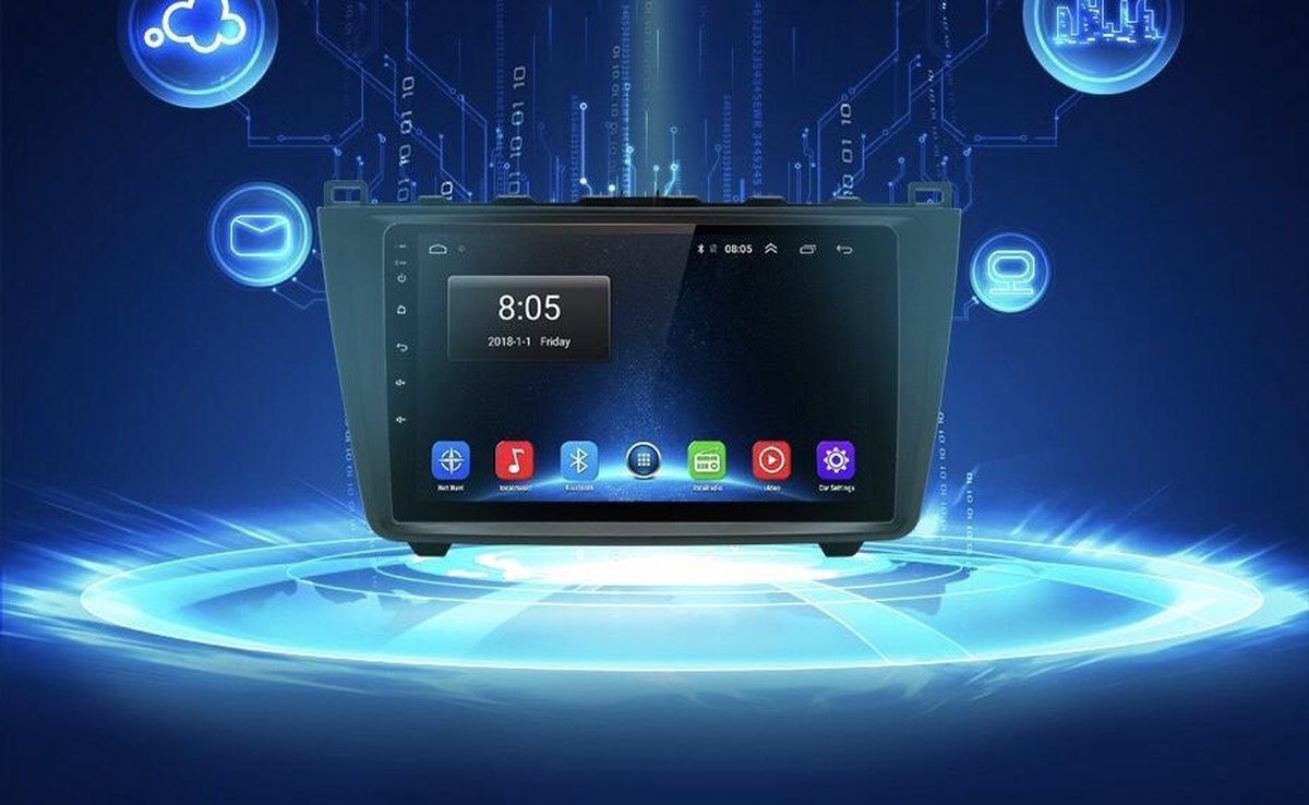 GRATIS CAMERA! Mazda 6 2007-2014 Android 10 navigatie en multimediasysteem bluetooth usb wifi 2+32GB