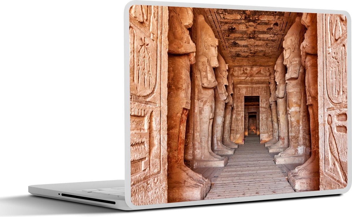 Laptop sticker - 10.1 inch - Interieur van de Tempel van Ramses II bij Abu Simbel in Egypte
