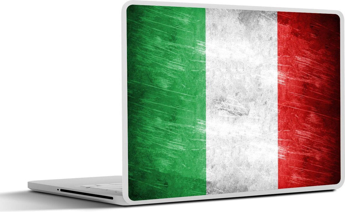 Laptop sticker - 10.1 inch - Afbeelding van de vlag van Italië