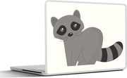 Laptop sticker - 10.1 inch - Illustratie van een wasbeer