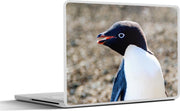 Laptop sticker - 10.1 inch - Adeliepinguïn die zijn nek draait