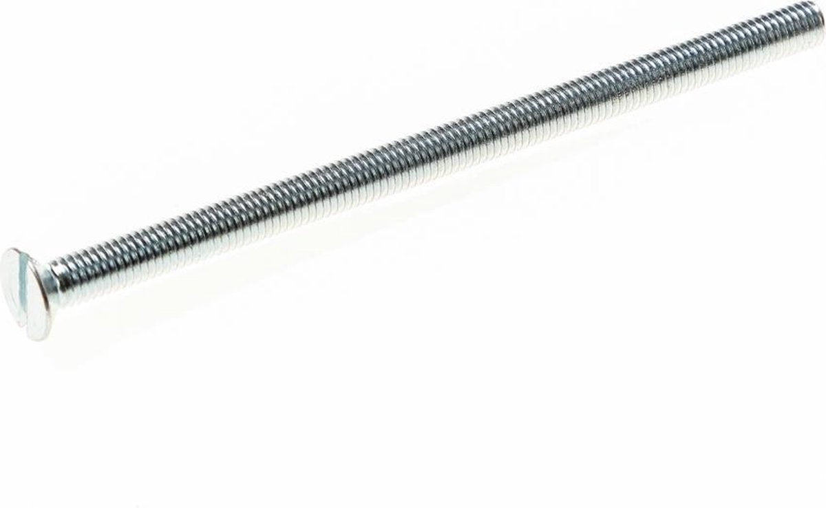 Kobout Hoenderdaal Metaalschroef gegalvanisserd platkop M5 x 90mm