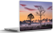 Laptop sticker - 10.1 inch - Afbeelding genomen voor zonsopgang van een moeras in Florida