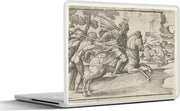 Laptop sticker - 10.1 inch - Jager te paard - Schilderij van Jan van Scorel