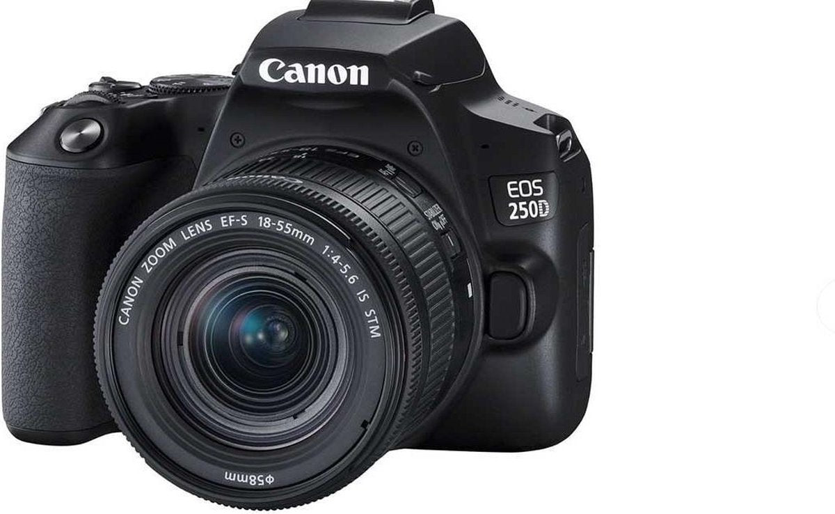 Canon EOS 250D Black 18-55 STM + 50mm f/1.8 STM