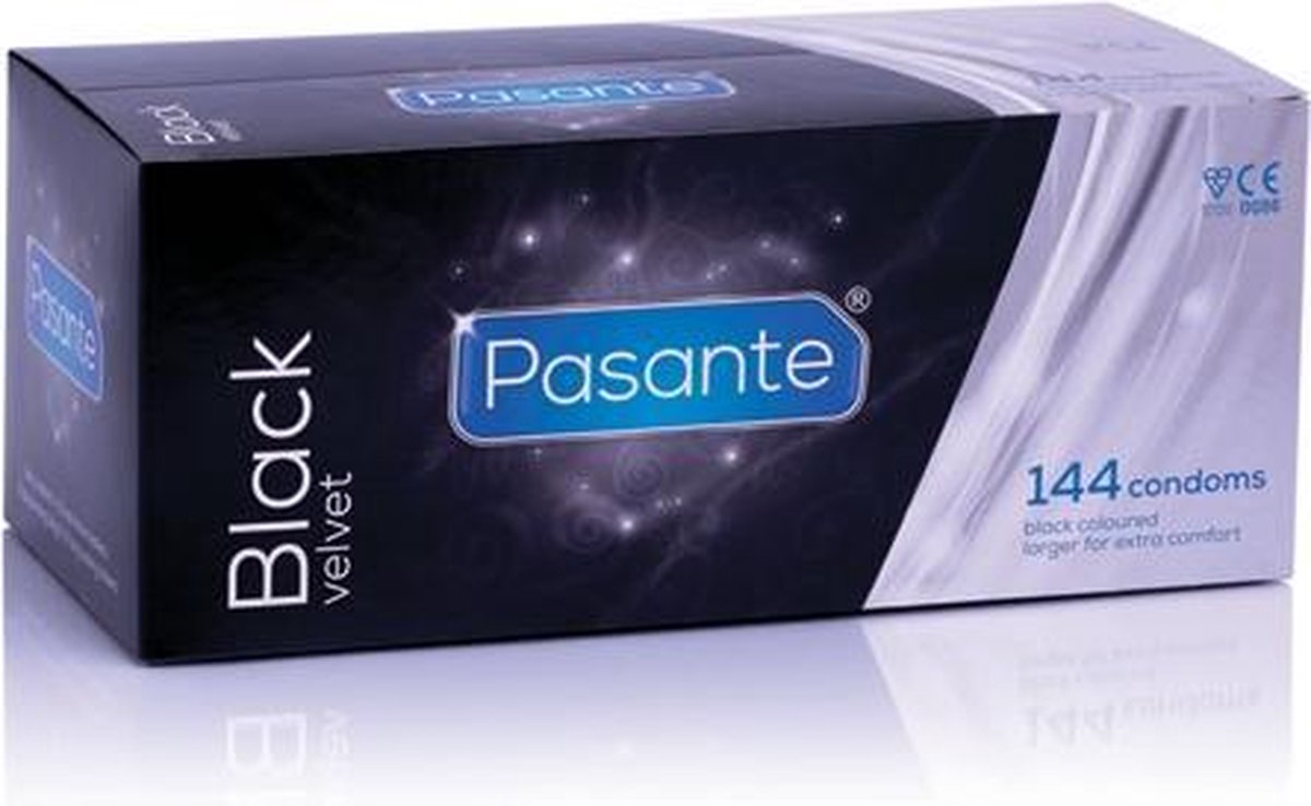 Pasante - Pasante Black Velvet condooms 144 stuks