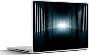 Laptop sticker - 10.1 inch - 3D illustratie met lichtgevende strepen aan de zijkant