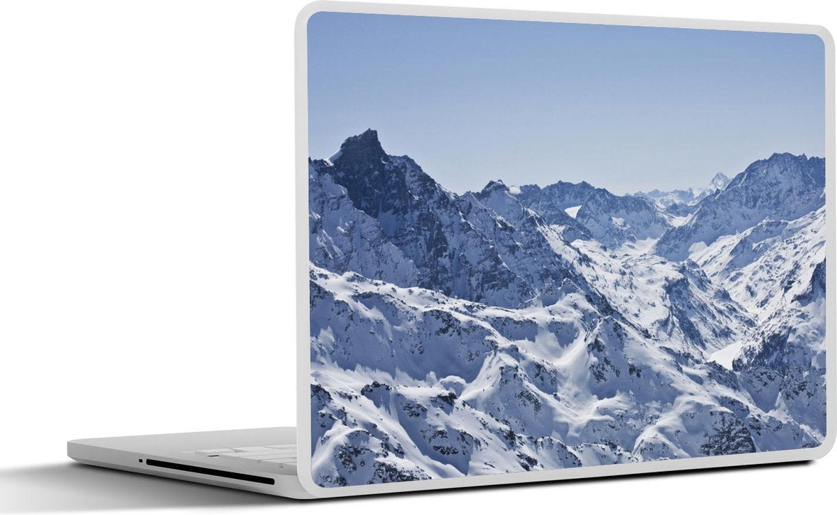 Laptop sticker - 10.1 inch - Alpen - Berg - Sneeuw