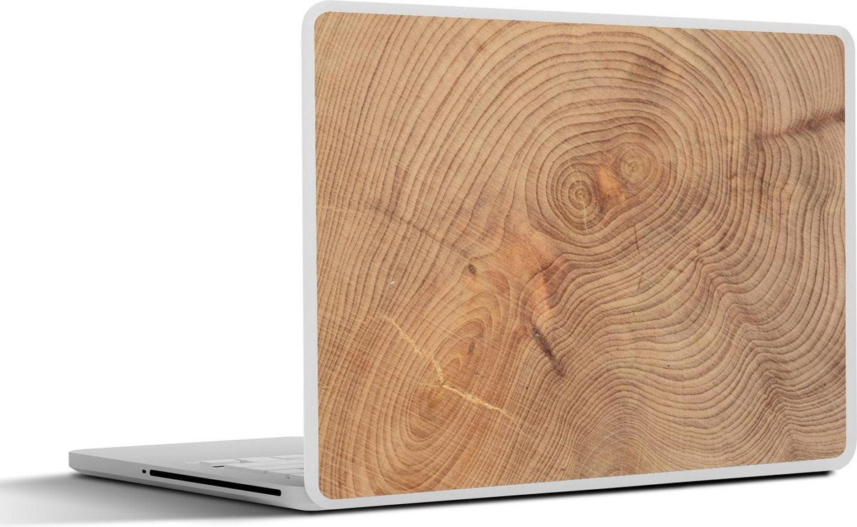 Laptop sticker - 10.1 inch - Achtergrond van de structuur in houten planken