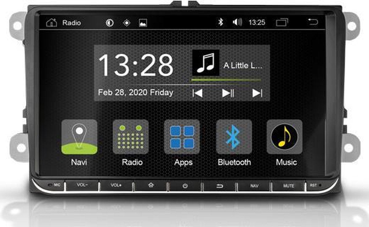 Radical R-C11VW1 – Pasklare Android autoradio Seat – Skoda – Volkswagen