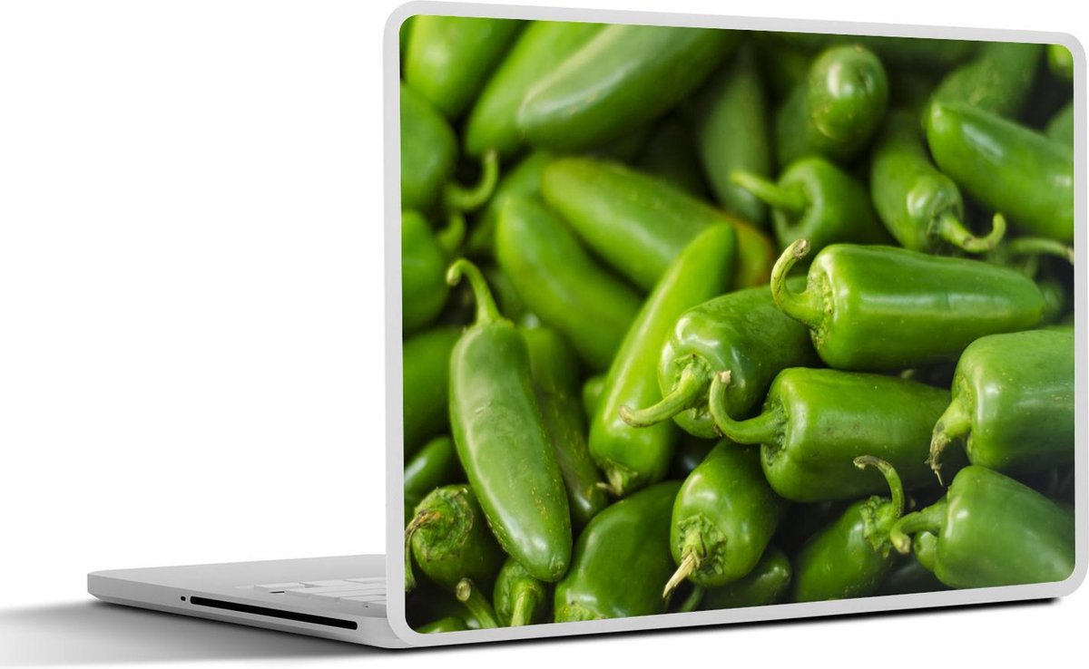 Laptop sticker - 10.1 inch - Afbeelding met Jalapeño pepers
