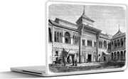 Laptop sticker - 10.1 inch - Illustratie van het Koninklijk Paleis van het Spaanse Sevilla