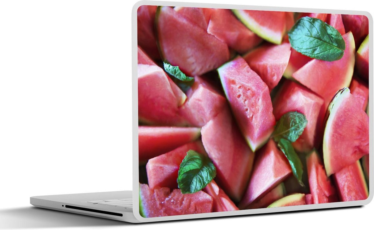 Laptop sticker - 10.1 inch - In stukken gesneden watermeloen