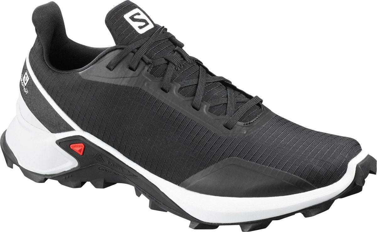 Salomon Alphacross Trailschoenen Heren - Black / White / Monument - Maat 42