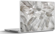 Laptop sticker - 10.1 inch - Achtergrond van witte veren