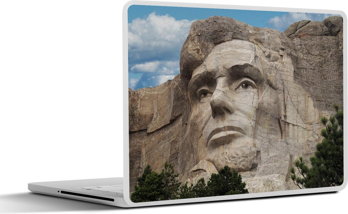 Laptop sticker - 10.1 inch - Abraham Lincoln in Mount Rushmore