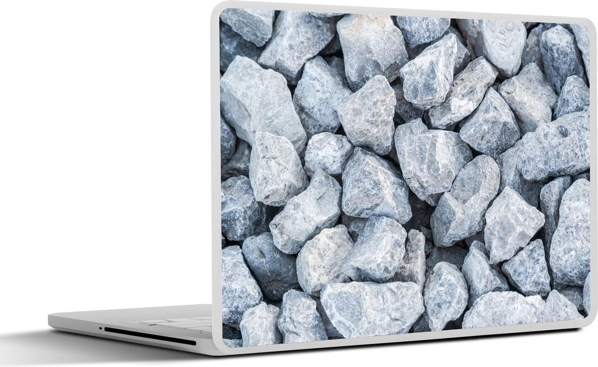 Laptop sticker - 10.1 inch - Achtergrond van verpletterde rotsen