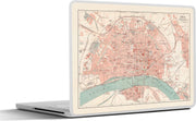 Laptop sticker - 10.1 inch - Illustratie van een stadskaart van het Duitse Keulen