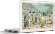 Laptop sticker - 10.1 inch - Illustratie van een groep pinguïns