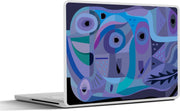 Laptop sticker - 10.1 inch - Abstracte kunst met een varen