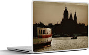 Laptop sticker - 10.1 inch - Amsterdam - Architectuur - Boot