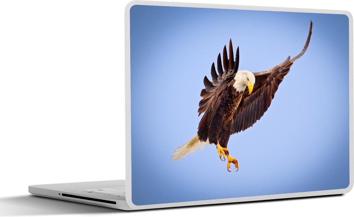 Laptop sticker - 10.1 inch - Amerikaanse zeearend in de lucht