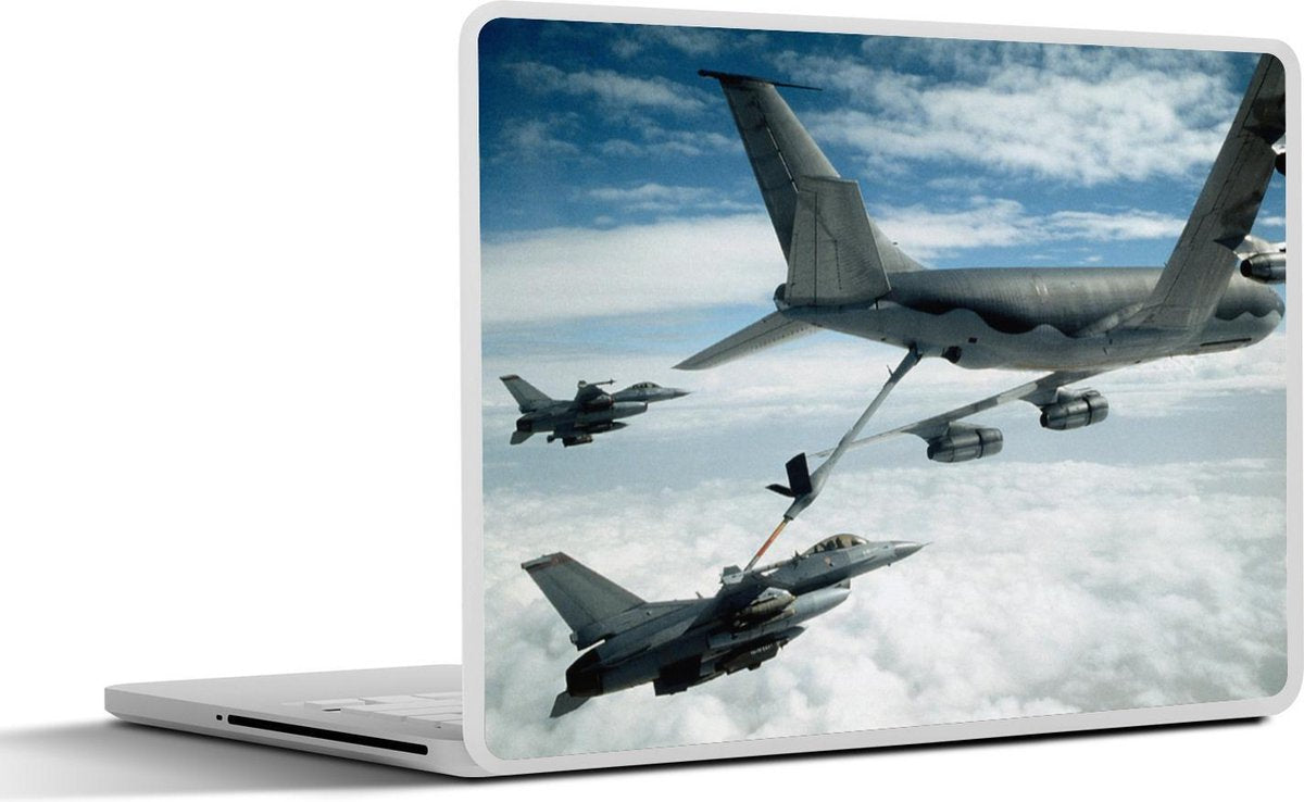 Laptop sticker - 10.1 inch - Afbeelding van meerdere straaljagers