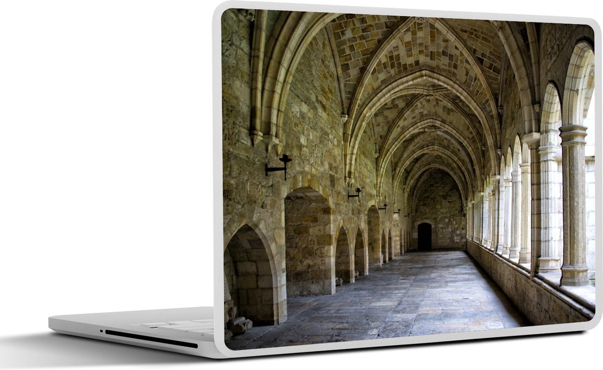 Laptop sticker - 10.1 inch - Abdij bogen in de kathedraal van Santander