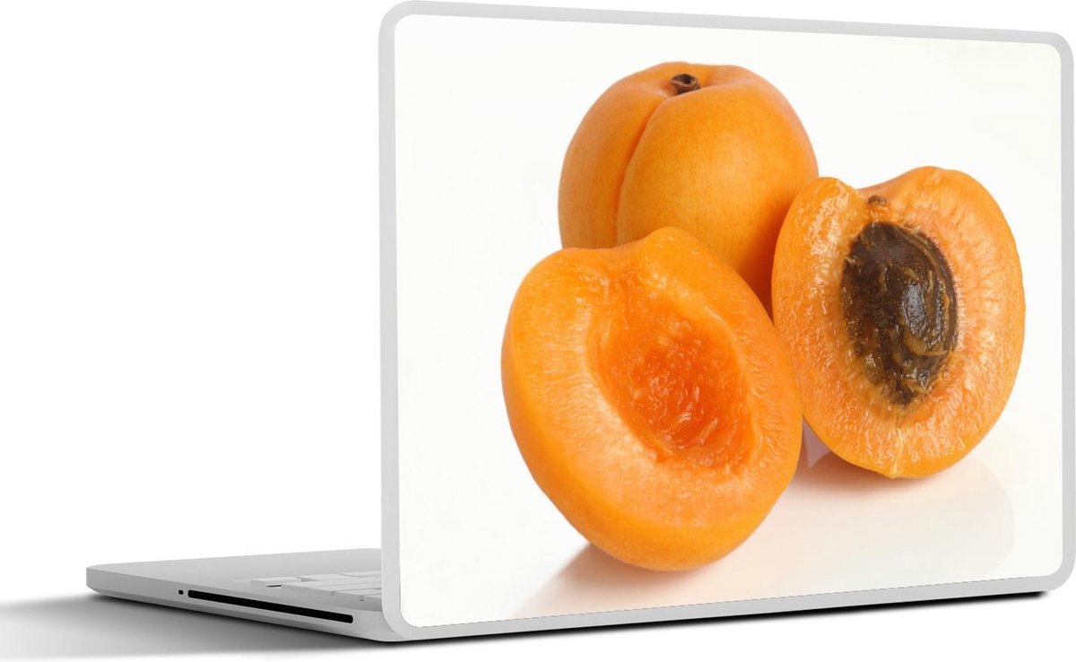 Laptop sticker - 10.1 inch - Abrikozen met pit
