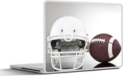 Laptop sticker - 10.1 inch - American Football uitrusting in een studio