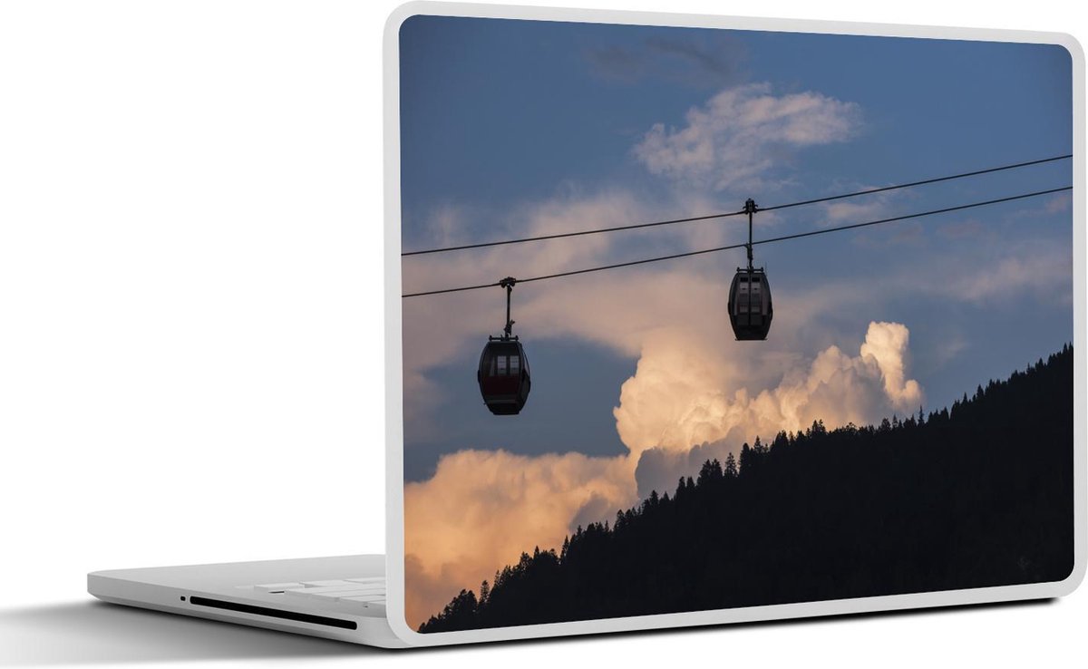 Laptop sticker - 10.1 inch - Italiaanse kabelbaan