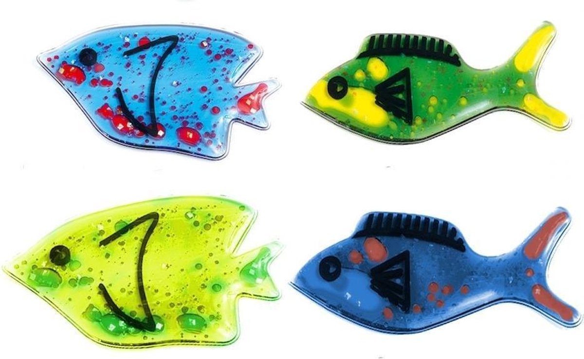 Squidgy Sparkle Fish Jelly Shapes – Set of 4
