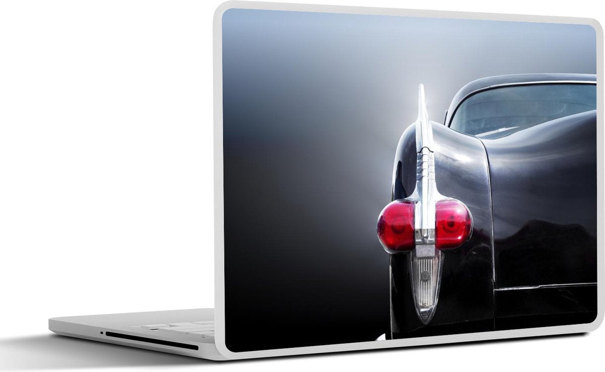 Laptop sticker - 10.1 inch - Achterlicht van klassieke Amerikaanse auto