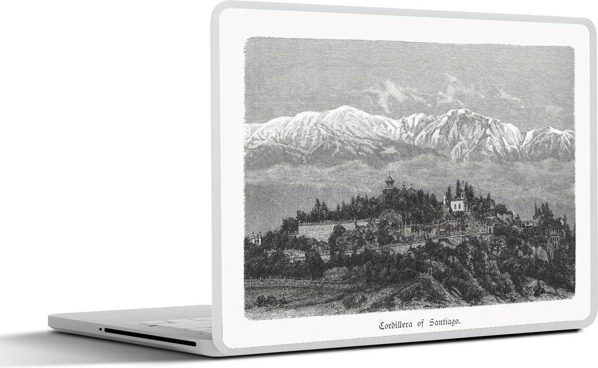 Laptop sticker - 10.1 inch - Illustratie van Santiago uit de 19e eeuw