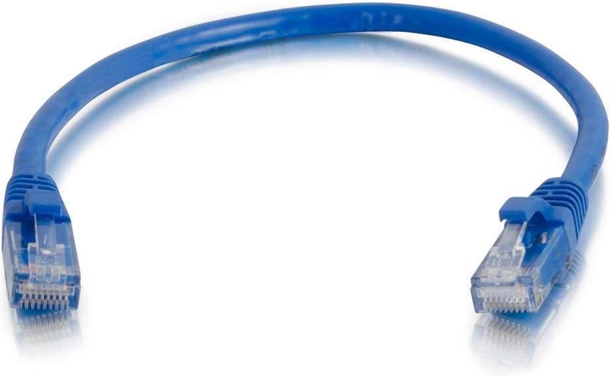 CablesToGo 83159 - Cat 5 UTP-kabel - RJ45 - 0.3 m - Blauw