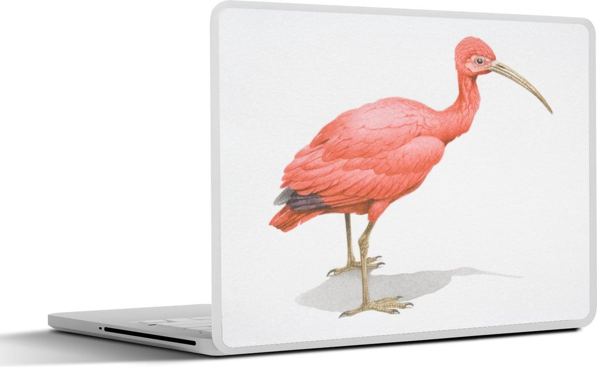 Laptop sticker - 10.1 inch - Illustratie van een rode ibis