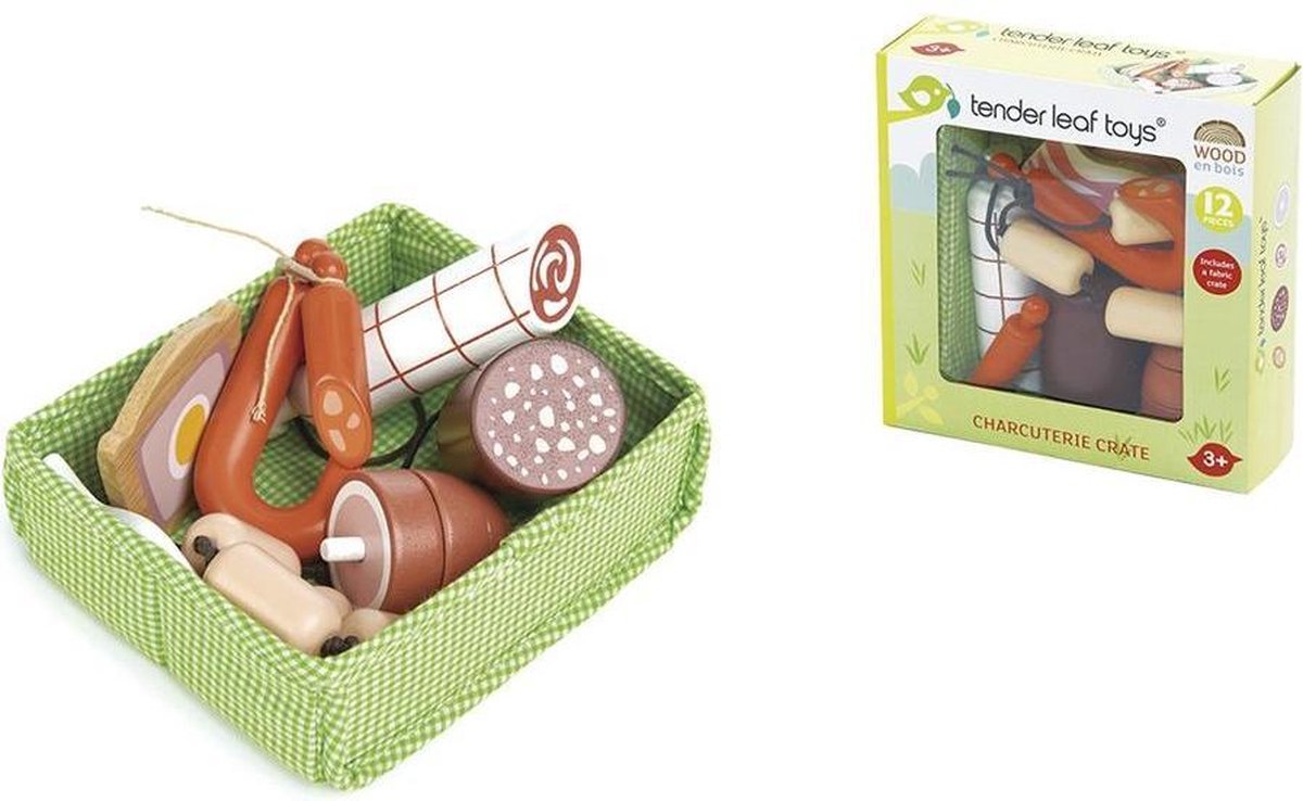 Mandje met vlees | Tender Leaf Toys
