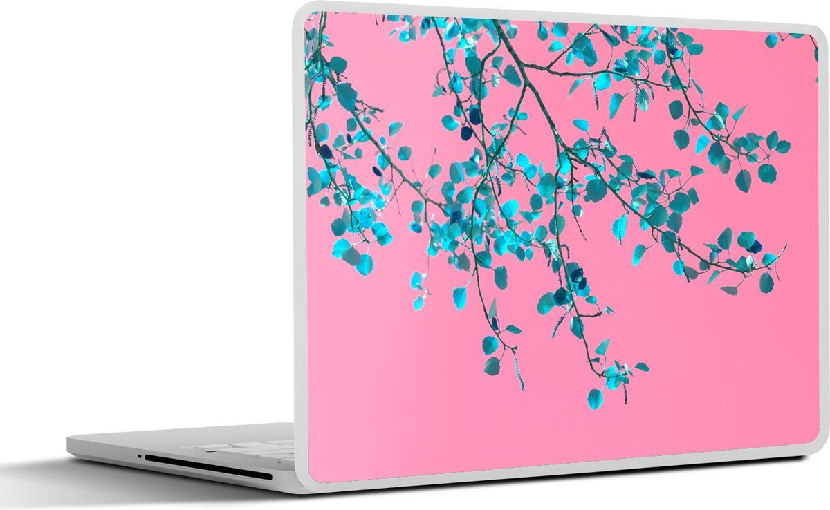 Laptop sticker - 10.1 inch - Illustratie van natuurlijke bloemenachtergrond