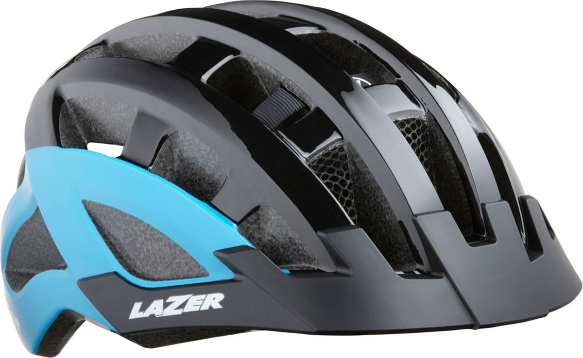 Lazer Helm - Unisex - zwart/blauw