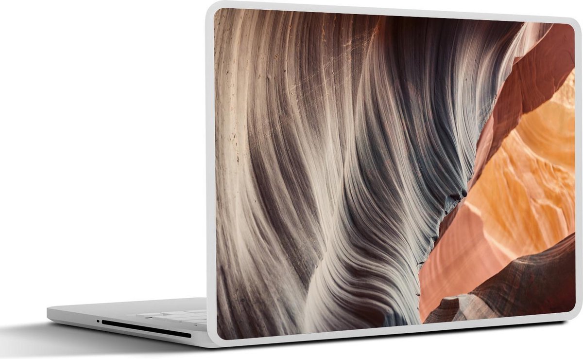 Laptop sticker - 10.1 inch - Abstracte rotsen in Arizona