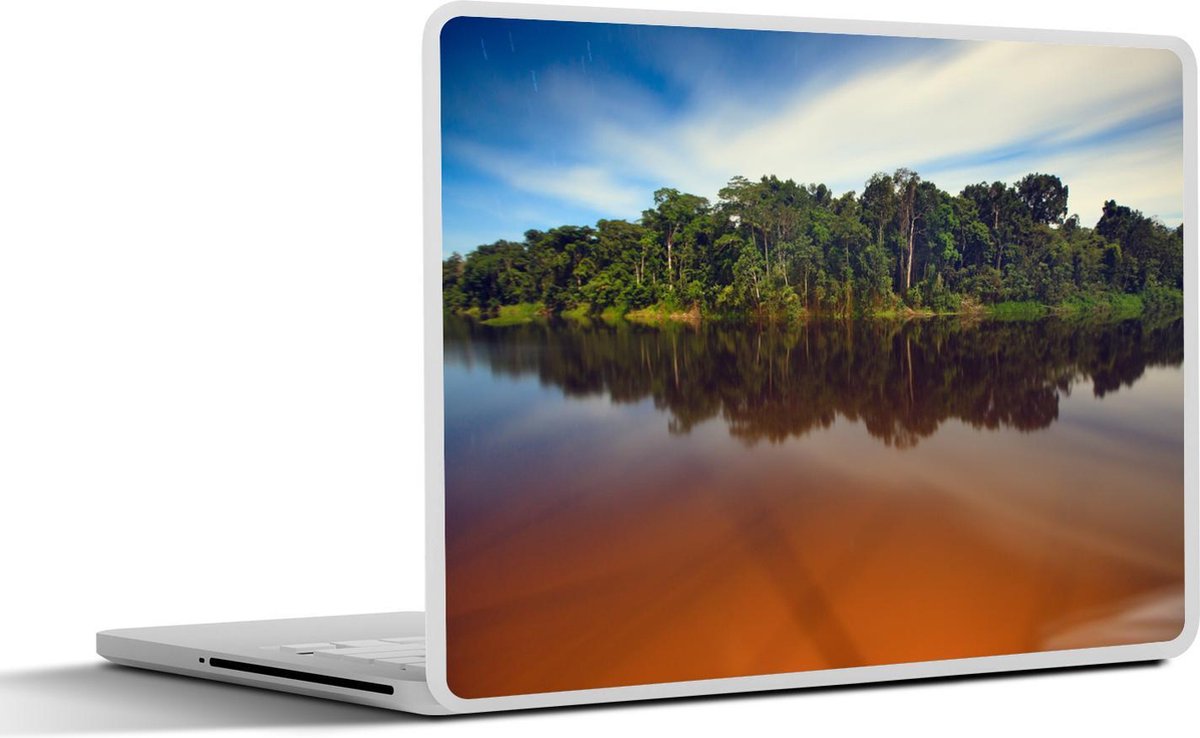 Laptop sticker - 10.1 inch - Amazonerivier in de nacht