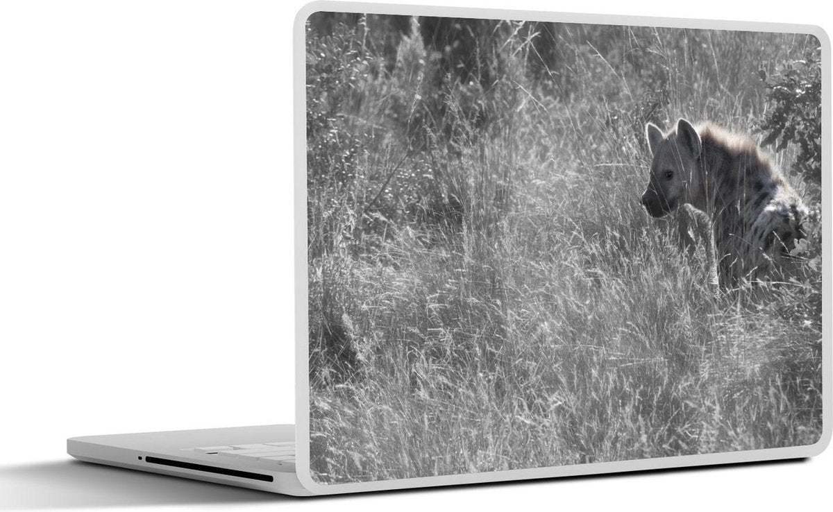 Laptop sticker - 10.1 inch - Jagende hyena