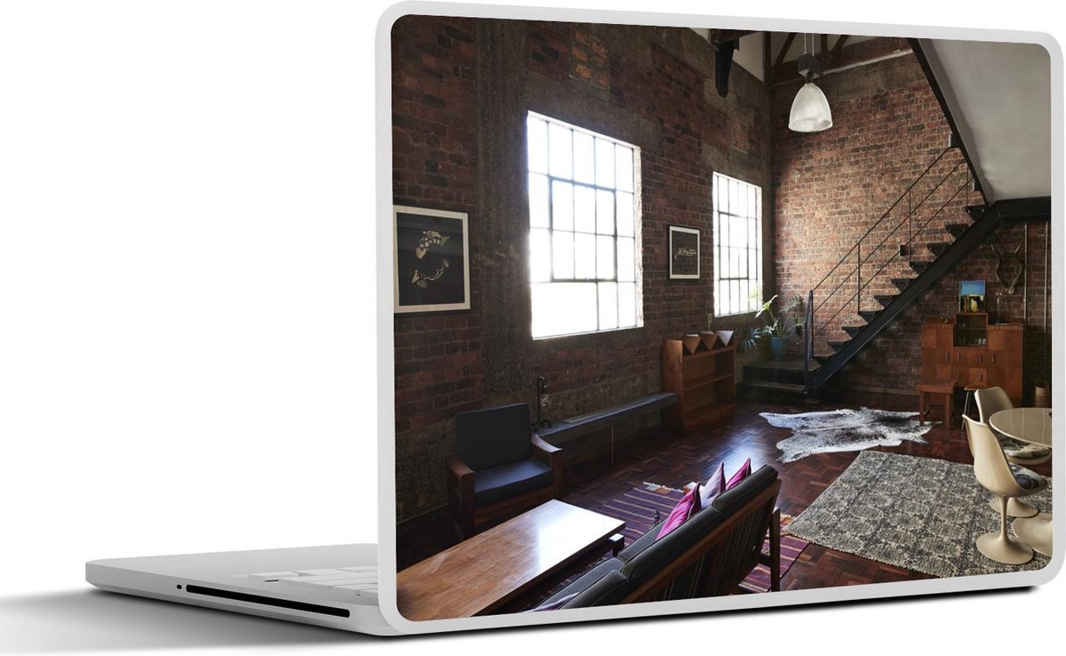 Laptop sticker - 10.1 inch - Interieur van een appartement