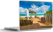 Laptop sticker - 10.1 inch - Ingang naar het strand van Maui in Hawaii