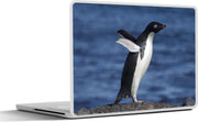 Laptop sticker - 10.1 inch - Adeliepinguïn die loopt