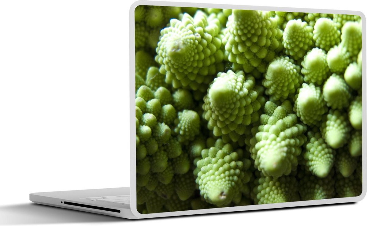 Laptop sticker - 10.1 inch - Ingezoomde afbeelding van een romanesco