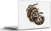 Laptop sticker - 10.1 inch - Illustratie van een python